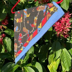 Boots + barbed wire detailed handkerchief~